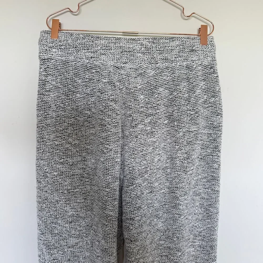 Aerie OFFLINE Womens Snowday Jogger Pants XL Black Knit Drawstring Lounge Cozy - Picture 8 of 10